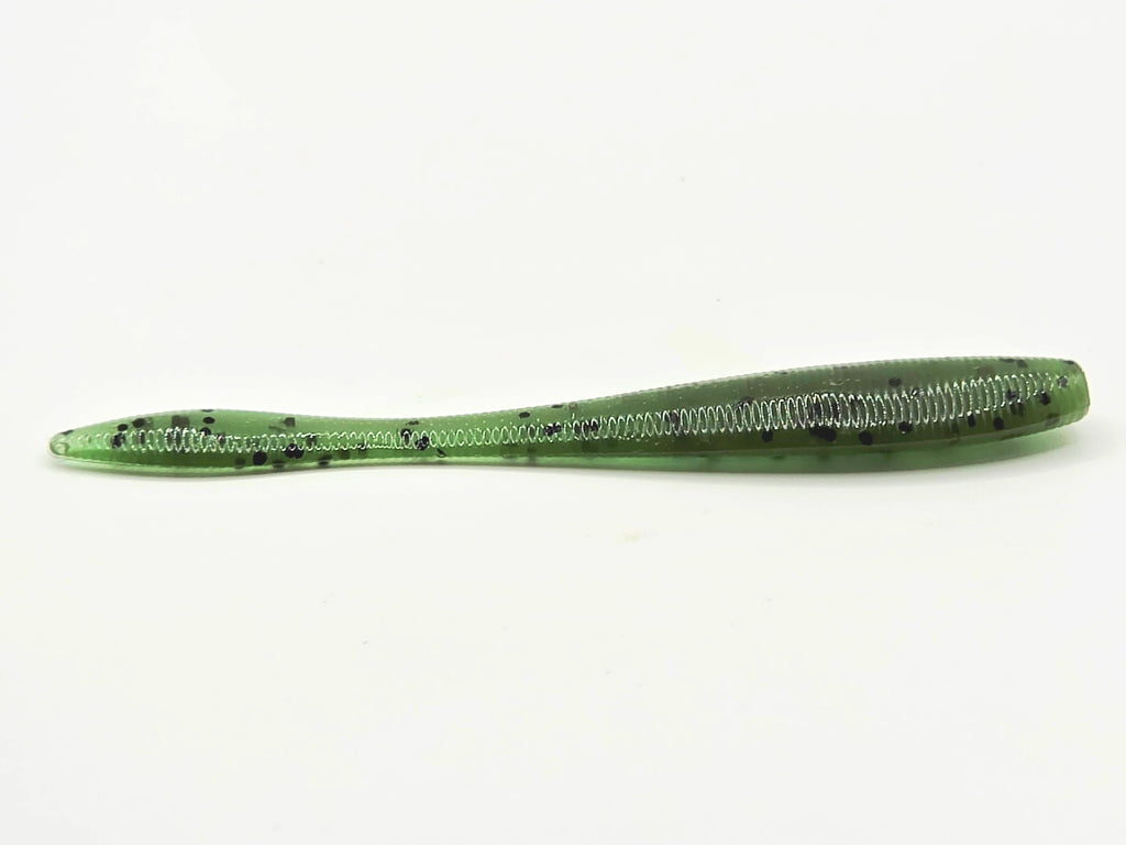 3.5 Leech 10pk  Watermelon W/ Black Flake