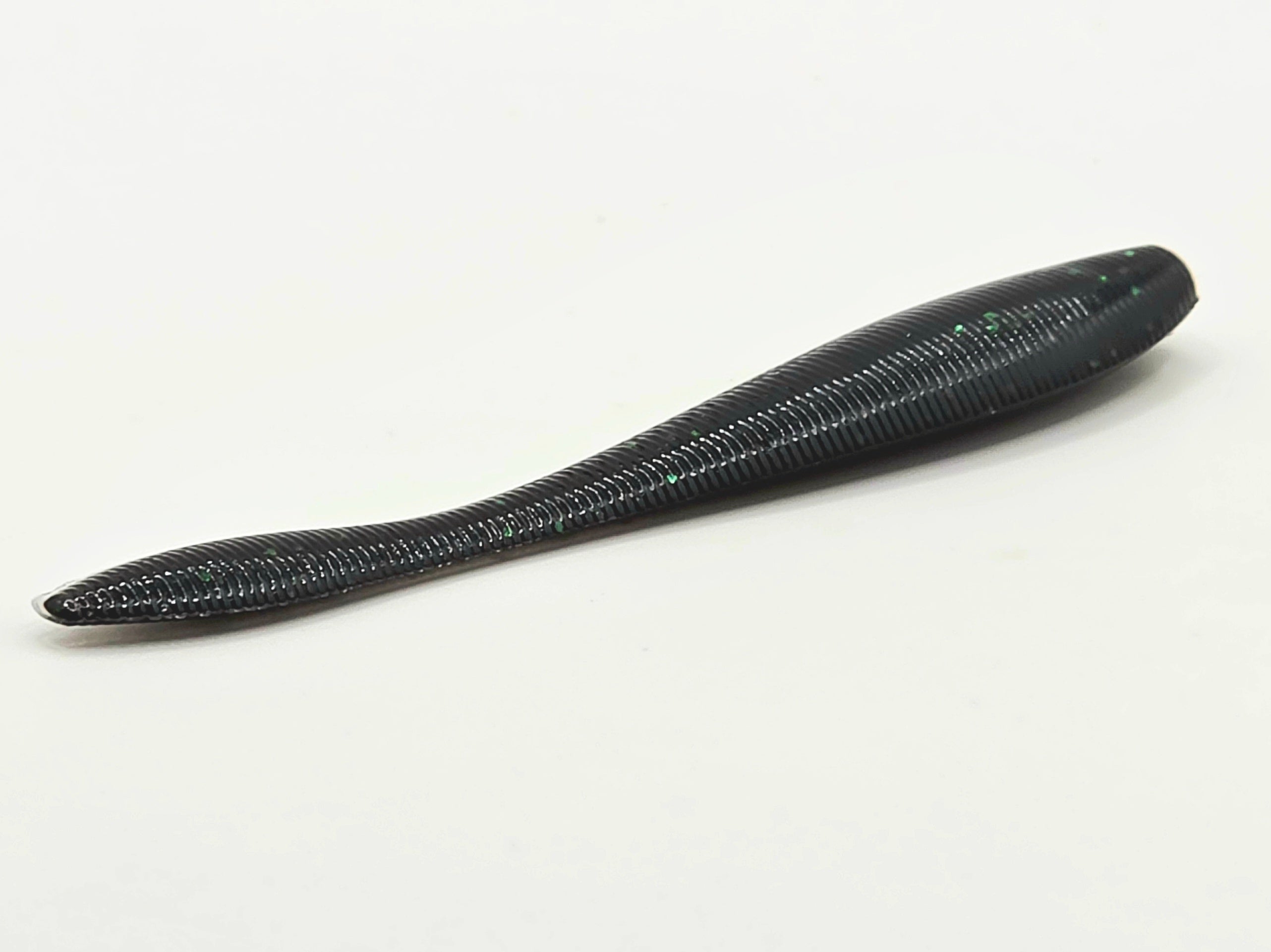 3.5 Leech 10pk  Black W/ green Flake