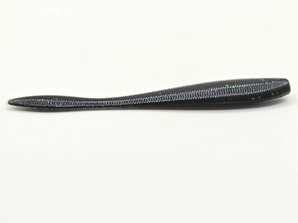 3.5 Leech 10pk  Black W/ green Flake