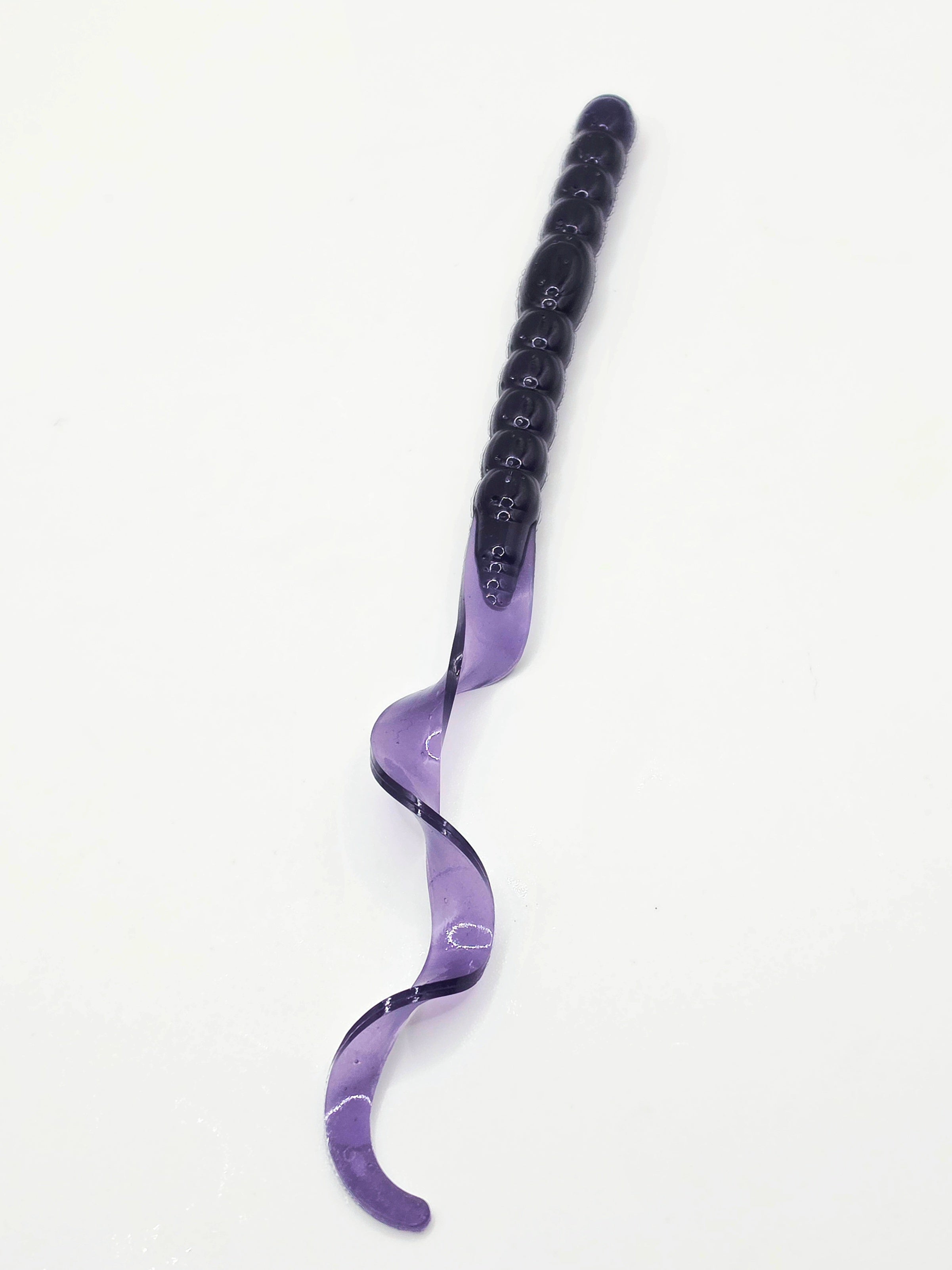 7" Ribbon Tail Worm 10pk Grapelicious