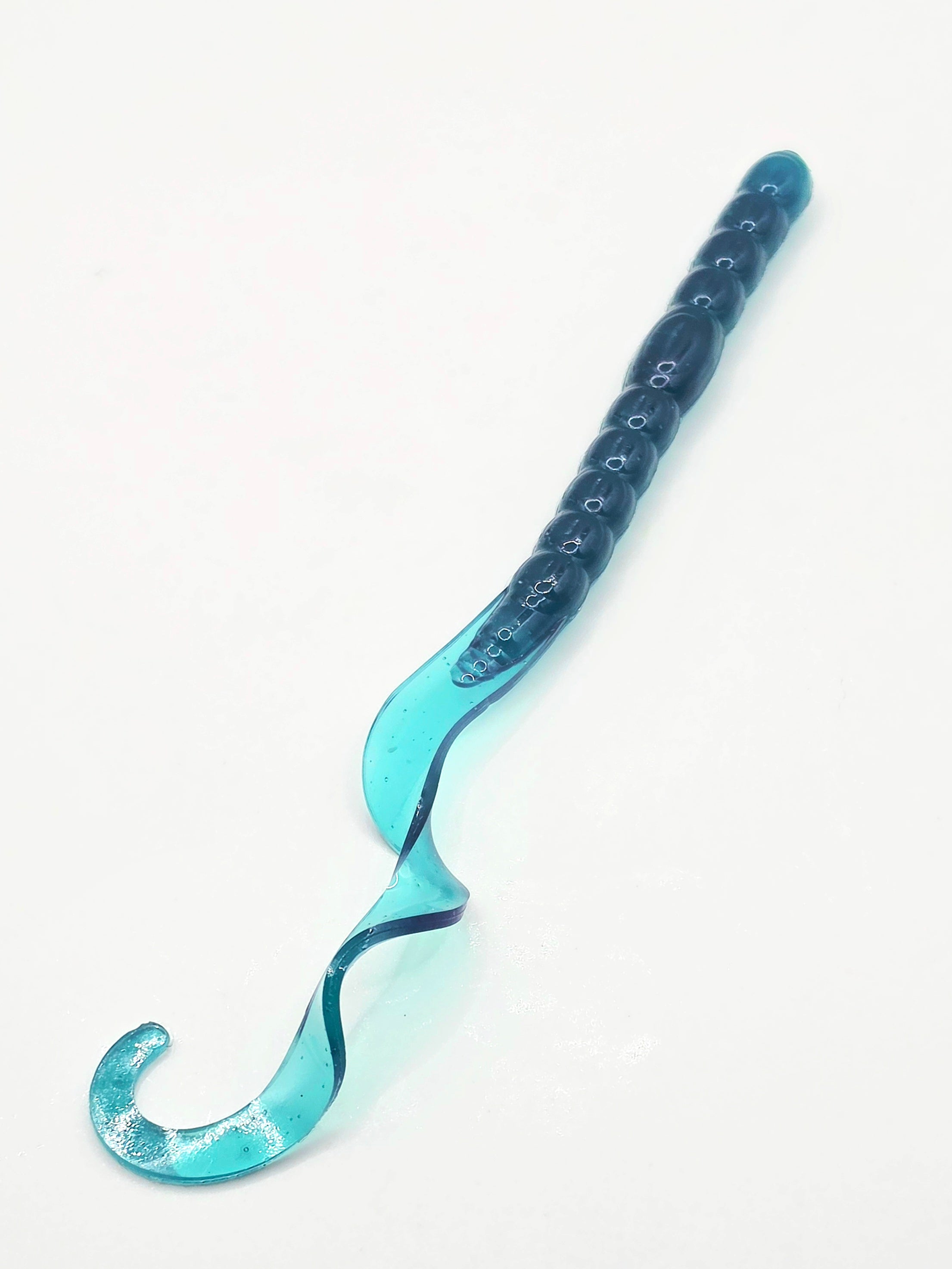 7" Ribbon Tail Worm 10pk  Cool Mint