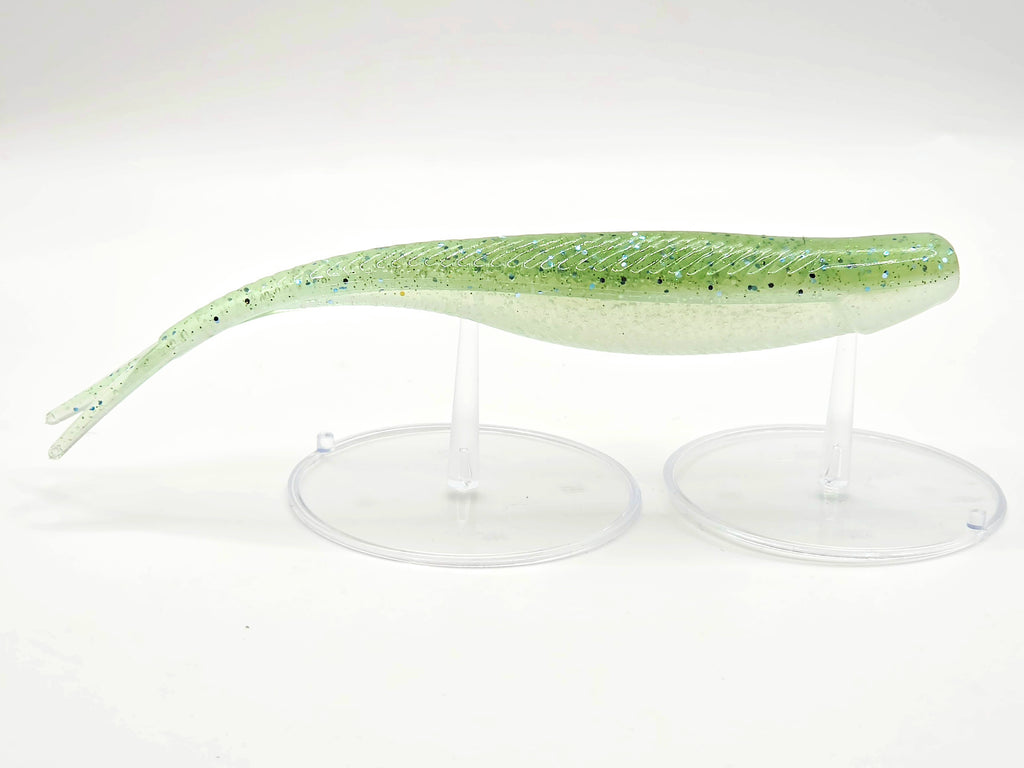 5" Tracer Shad 6pk  Green Back Shad