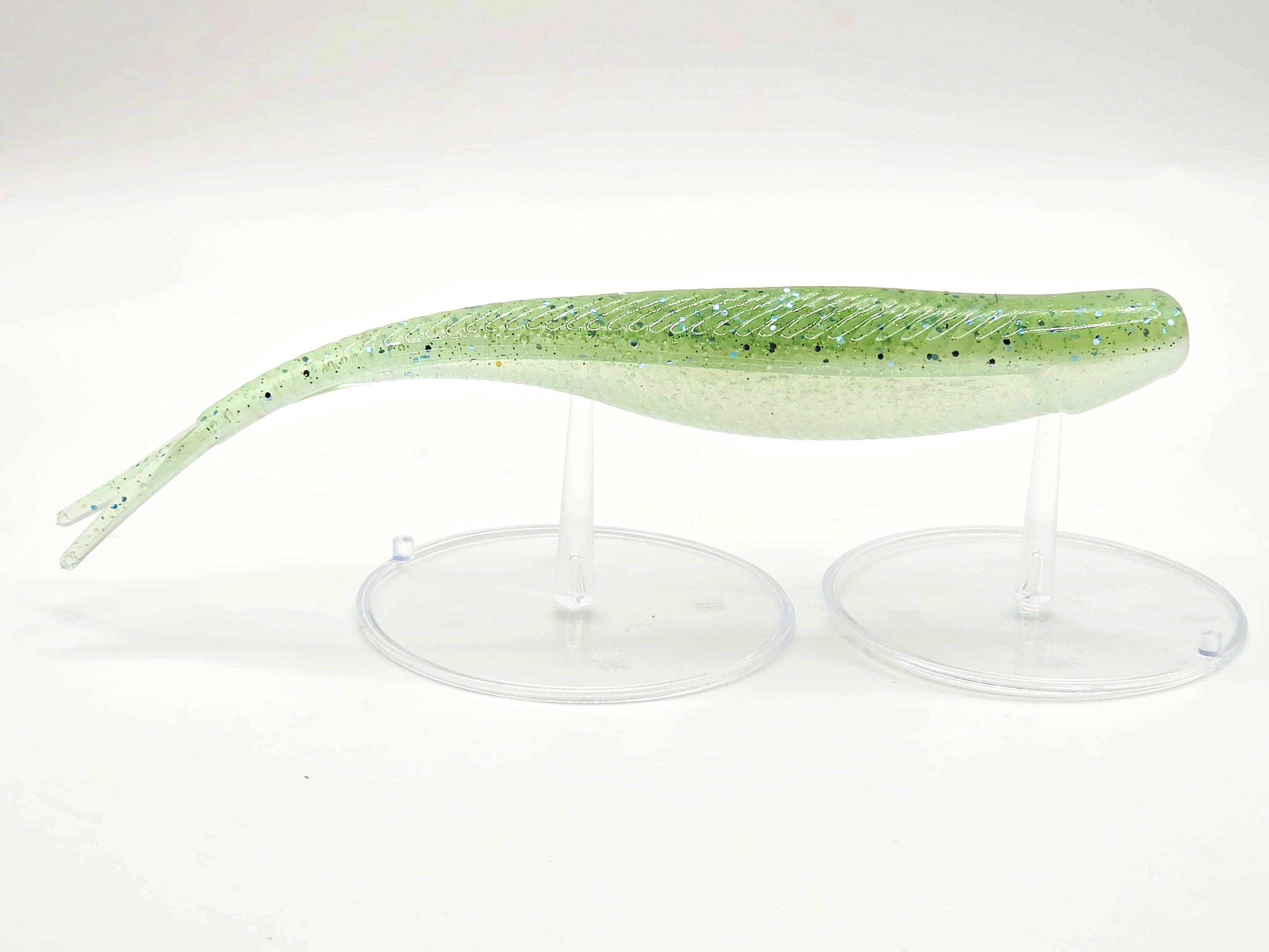 5" Tracer Shad 6pk  Green Back Shad