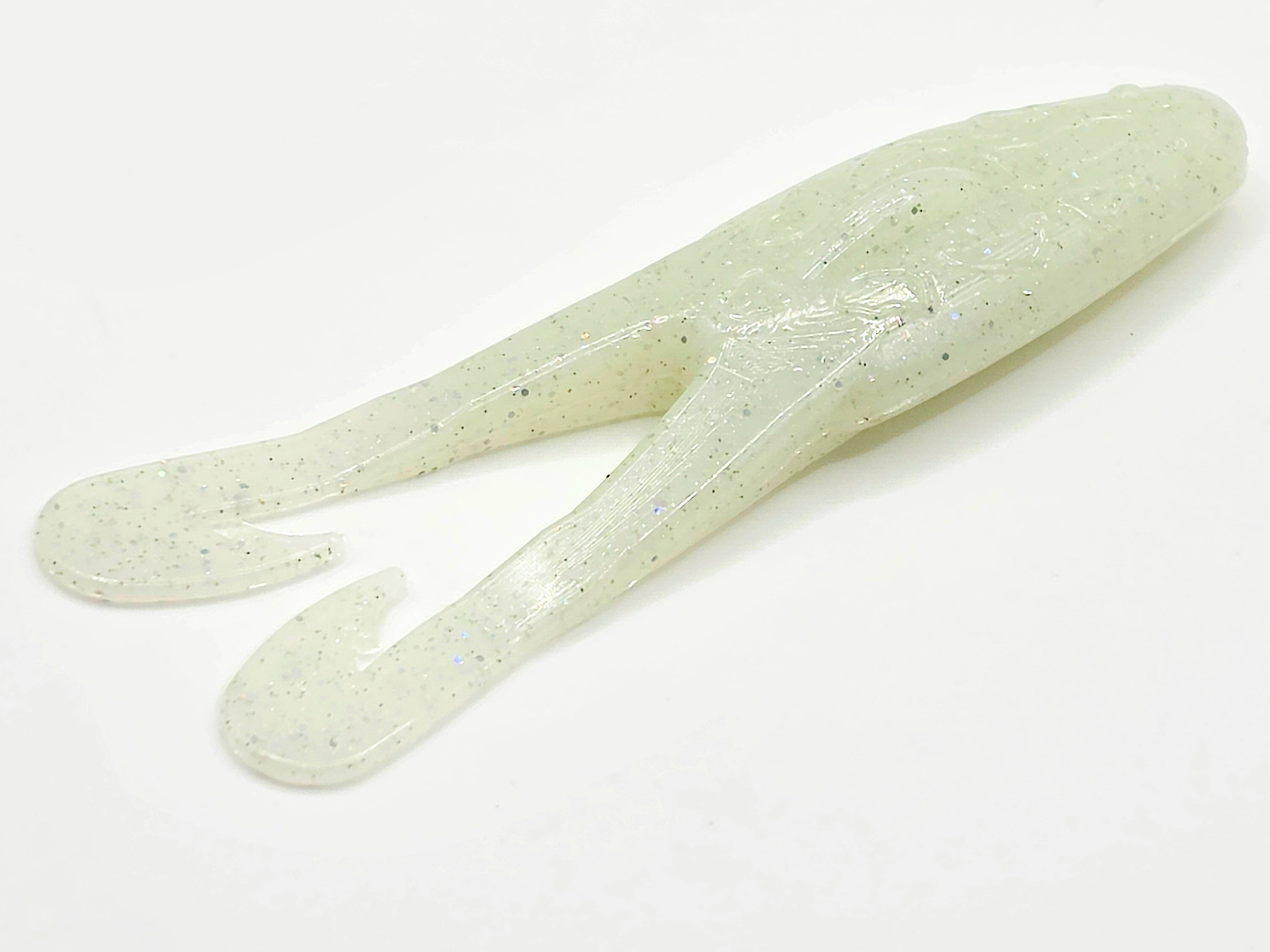 3.5" Kicking Toad 6pk  White Pearl