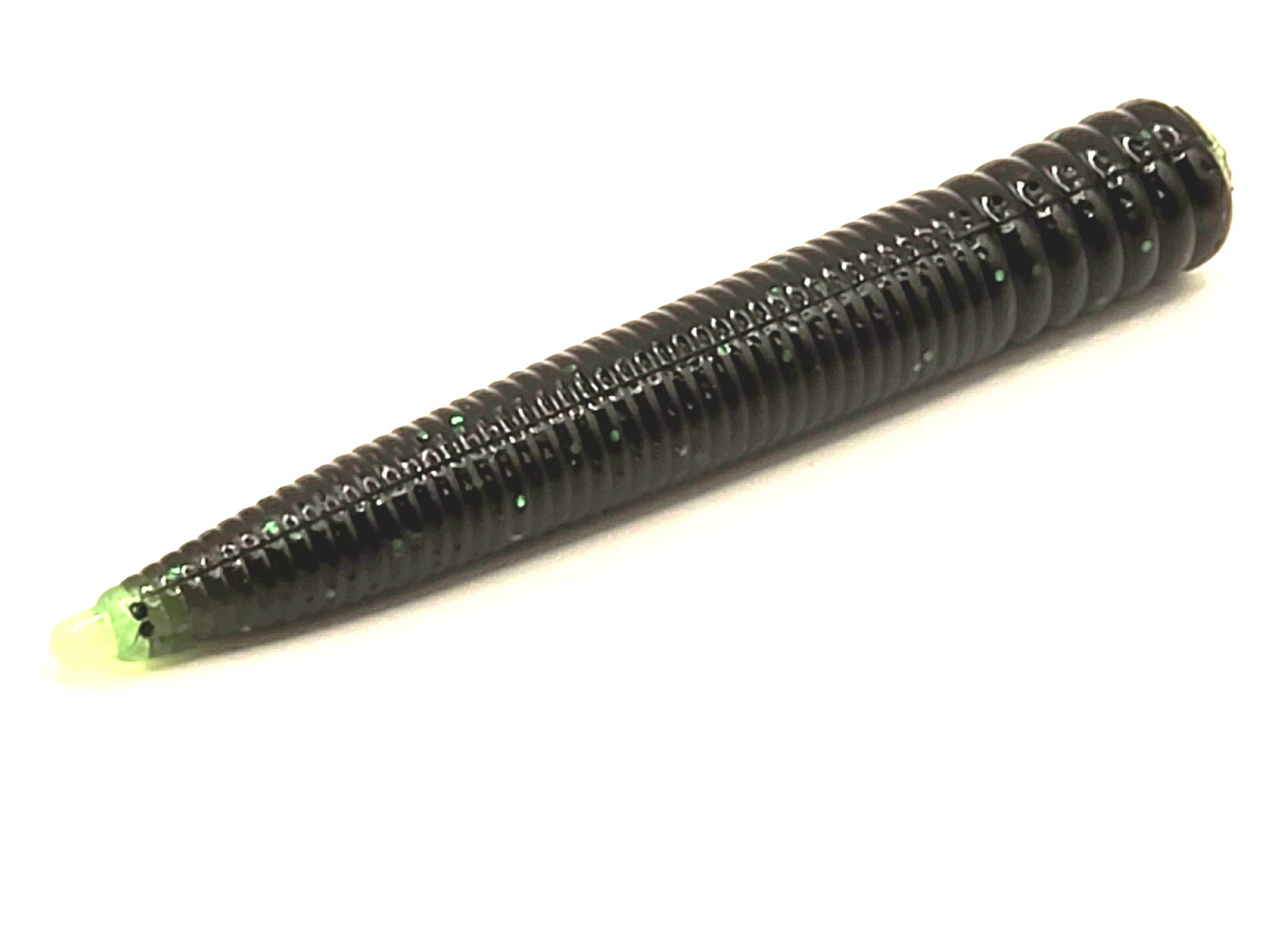 3" Steady Neddy 10pk Black W/ Green Flake