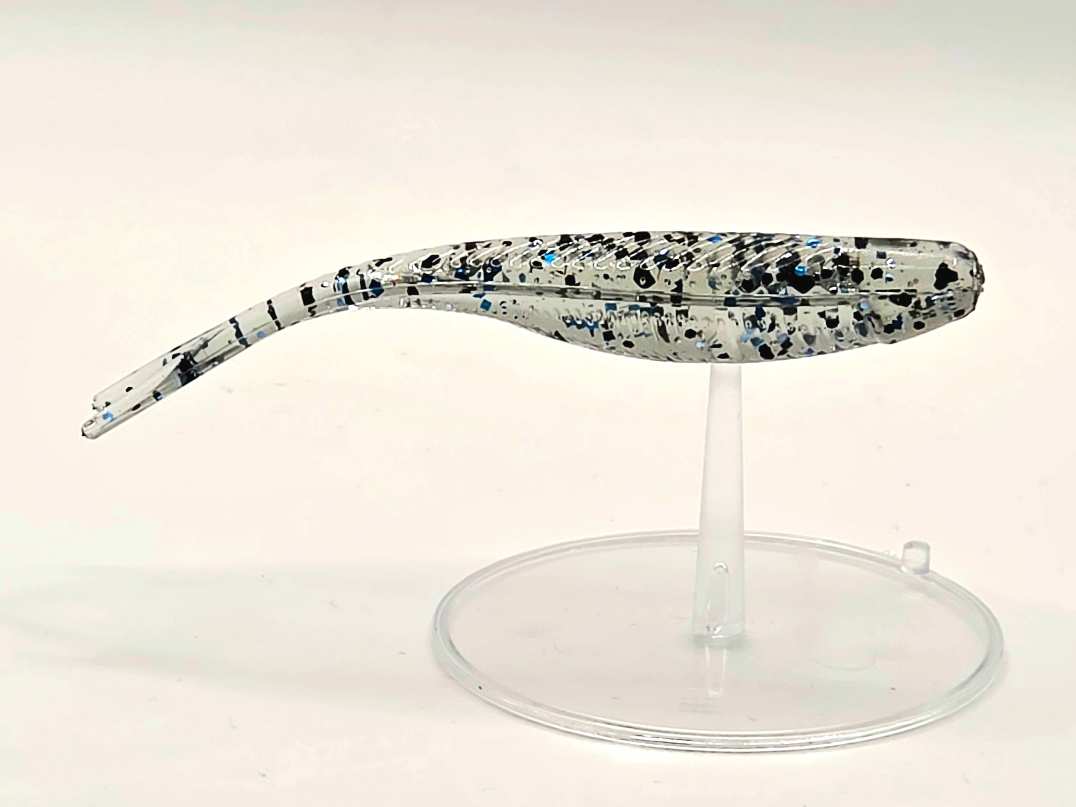 3" Tracer Shad 10pk  Smokey Blue