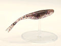3" Tracer Shad 10pk  Electric Shad w/ Black Flake