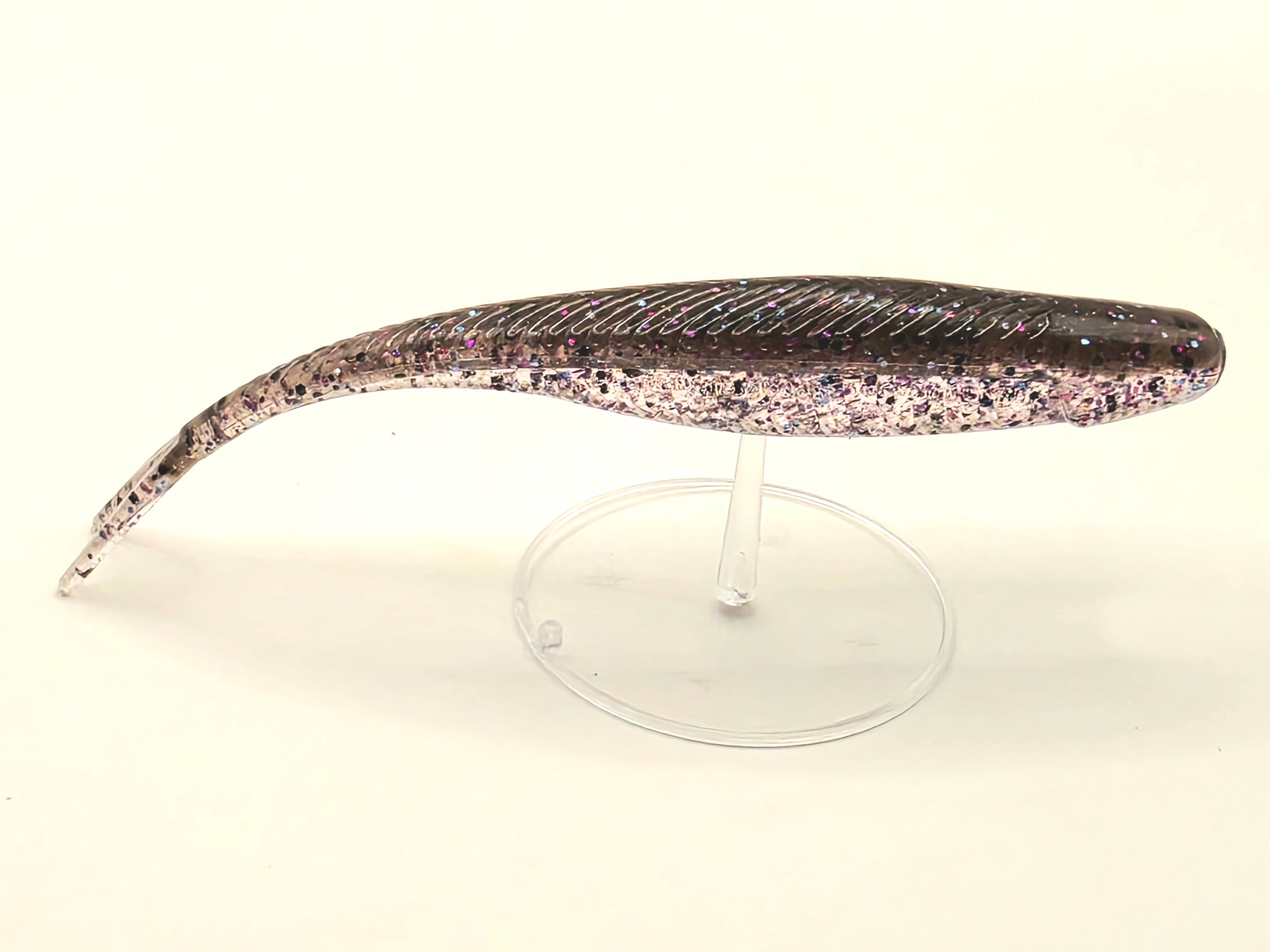 5" Tracer Shad 6pk  Electric Shad w/ Black Flake